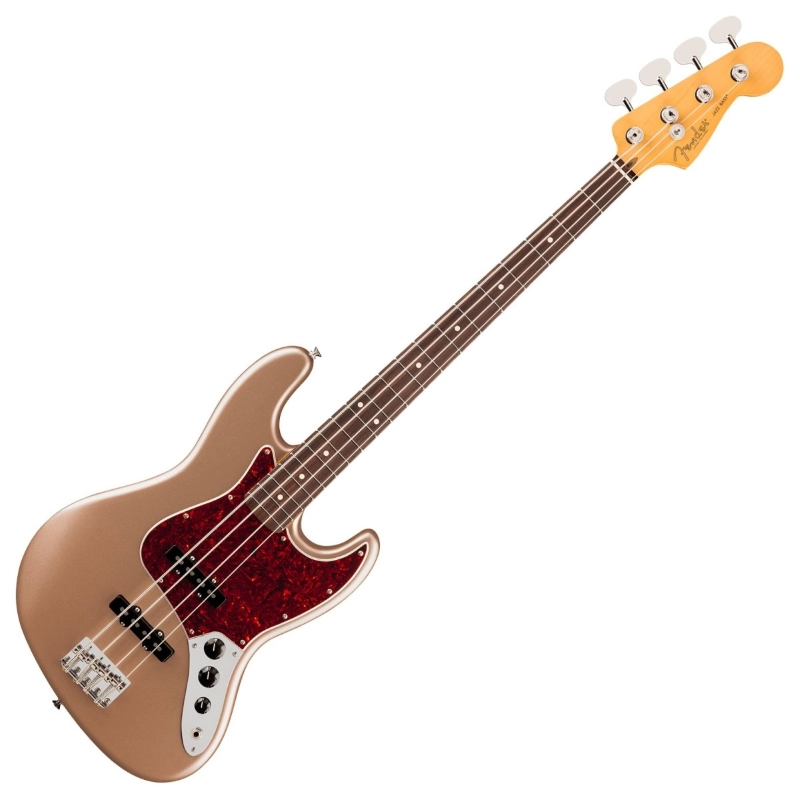 Fender American Professional Classic Jazz Bass®, Rosewood Fingerboard, Faded Firemist Gold