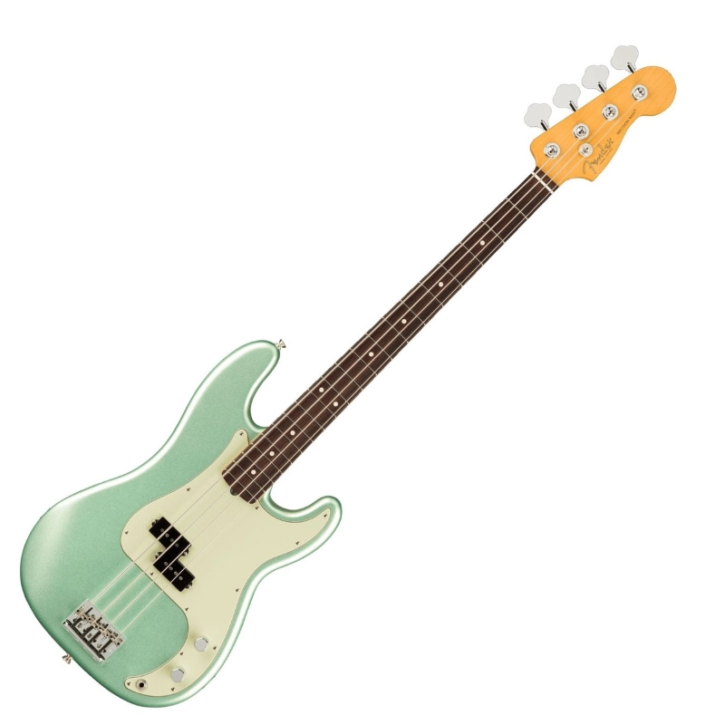 Fender American Professional II Precision Bass® Rosewood Fingerboard, Mystic Surf Green 0193930718