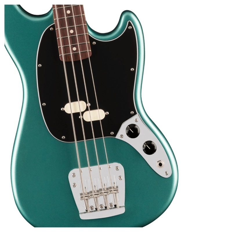 Fender American Professional Classic Mustang Bass®, Rosewood Fingerboard, Faded Sherwood Green Metallic