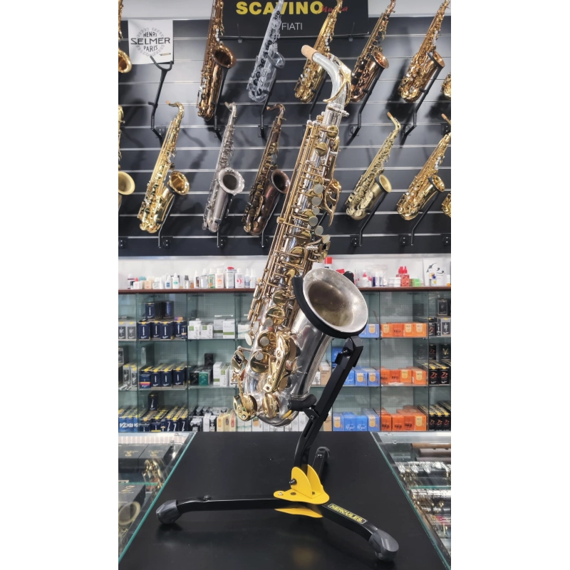 usato Grassi Prestige Sax Alto Argentato con Chiavi Laccate