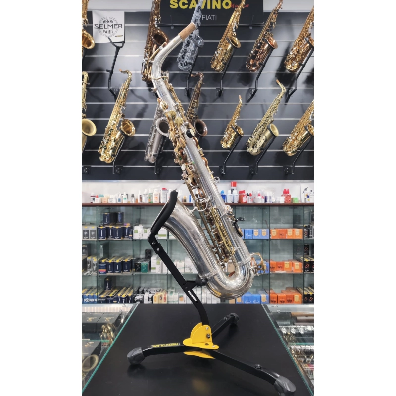 usato Grassi Prestige Sax Alto Argentato con Chiavi Laccate