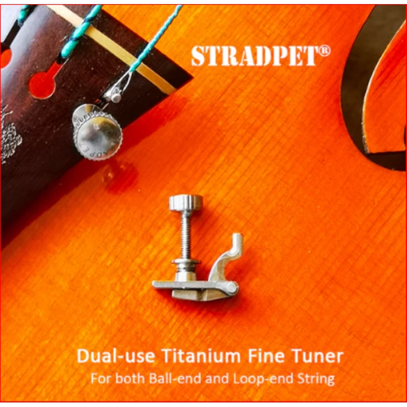 Stradpet Tiracantino Violino & Viola Titanio #54107 Color Gun Gray