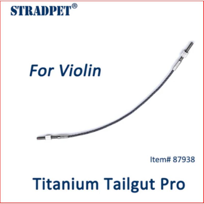 Stradpet Tailgut Pro, Filo attaccacordiera per violino in Titanio #87938