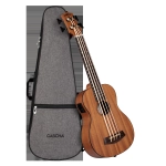 Cascha HH-2175 Bass Ukulele Mahogany (incl. Bag)