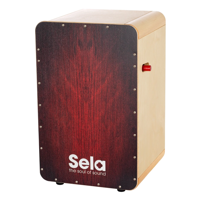 Sela SE-043 Cajon CaSela Pro Red Dragon Meccanismo Snare On/Off!