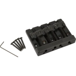 Fender® HiMass™ 4-String Bass Bridge Assembly With Zinc Saddles, Black