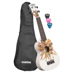 Cascha CULS-DC Soprano Ukulele Linden Dreamcatcher (incl. Bag, 3 Picks)