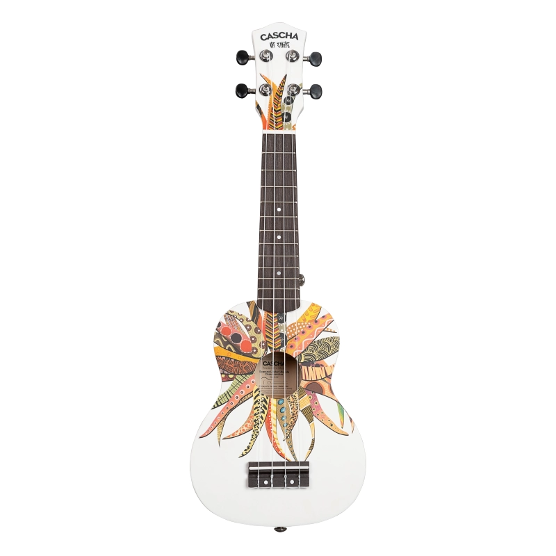 Cascha CULS-DC Soprano Ukulele Linden Dreamcatcher (incl. Bag, 3 Picks)