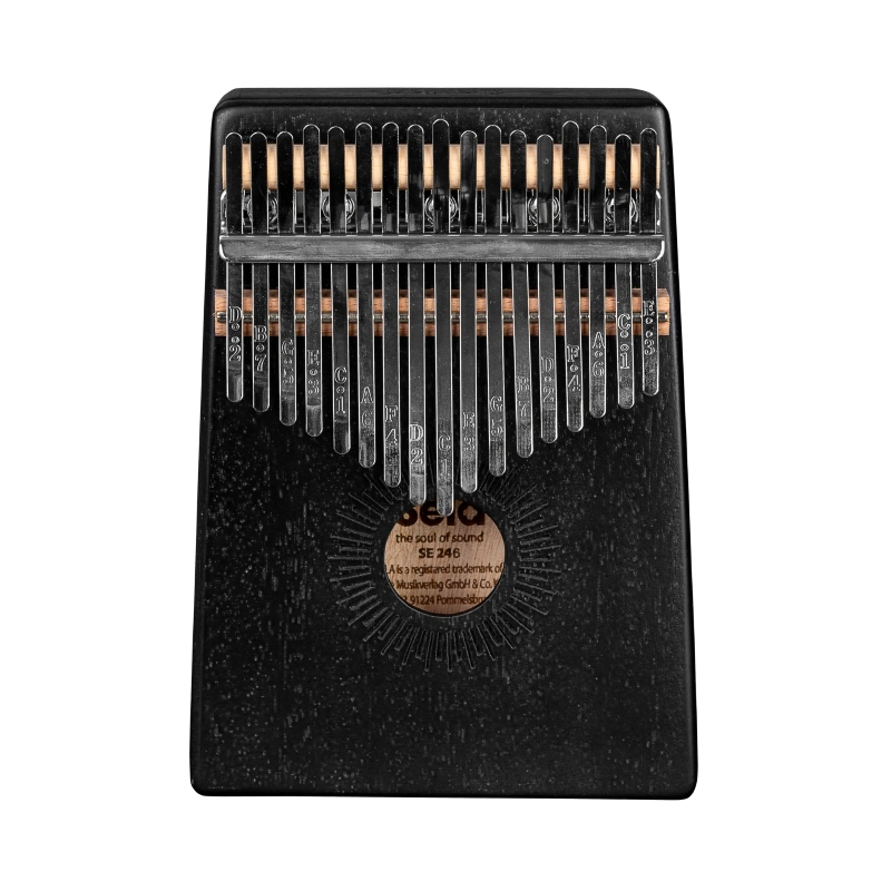 Sela SE-246 Kalimba Mahogany 17 Black