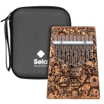 Sela SE-256 Art Series Kalimba 10 Little Monster Laser