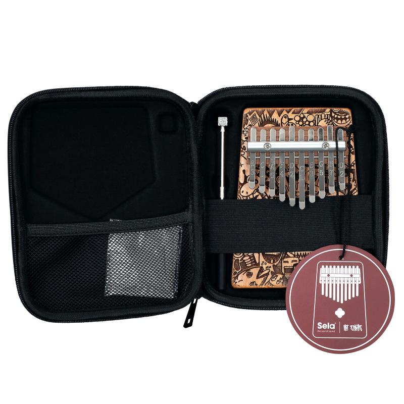 Sela SE-256 Art Series Kalimba 10 Little Monster Laser