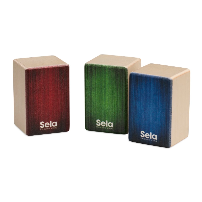 Sela SE-108 Mini Cajon Shaker Set (Soft, Medium, Hard)
