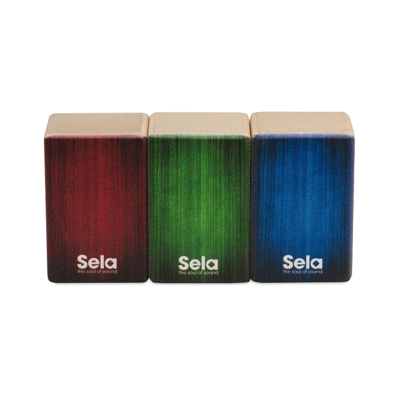 Sela SE-108 Mini Cajon Shaker Set (Soft, Medium, Hard)