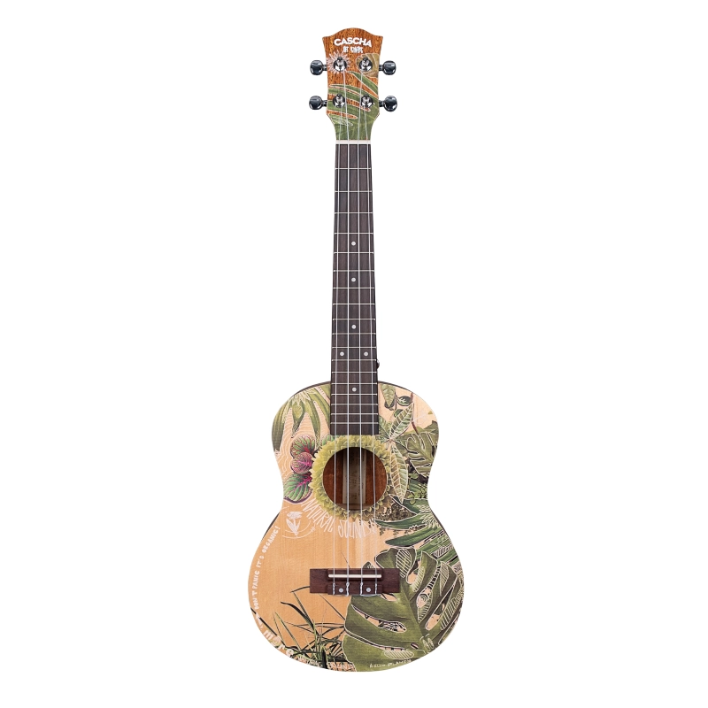 Cascha HH-2610 Tenor Ukulele Art Series Leafy