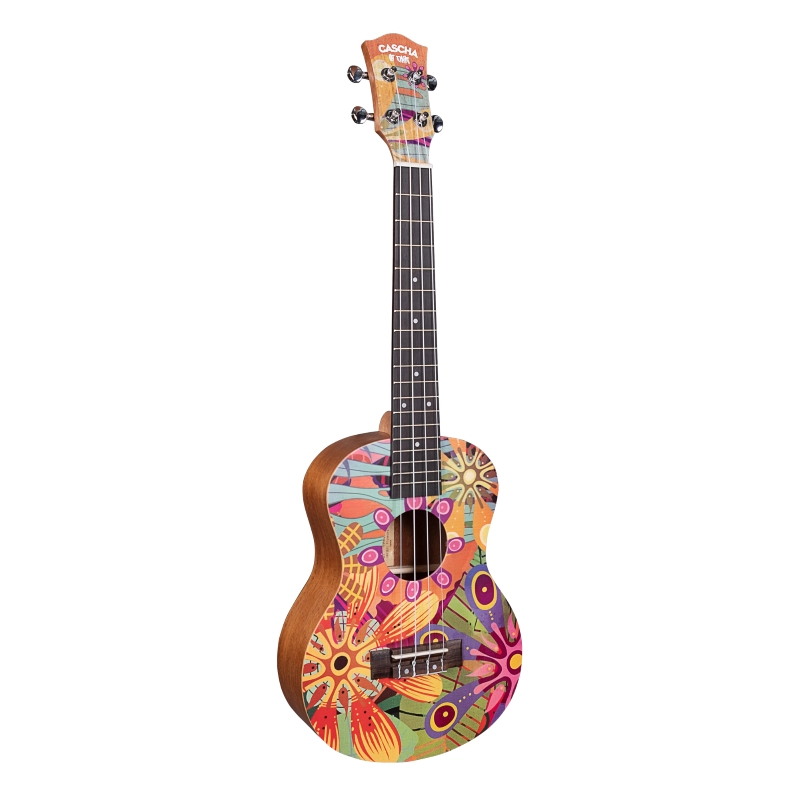 Cascha HH-2611 Tenor Ukulele Art Series Flowers