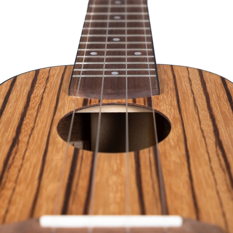 Cascha CUCZW1 Concert Ukulele Zebra Wood