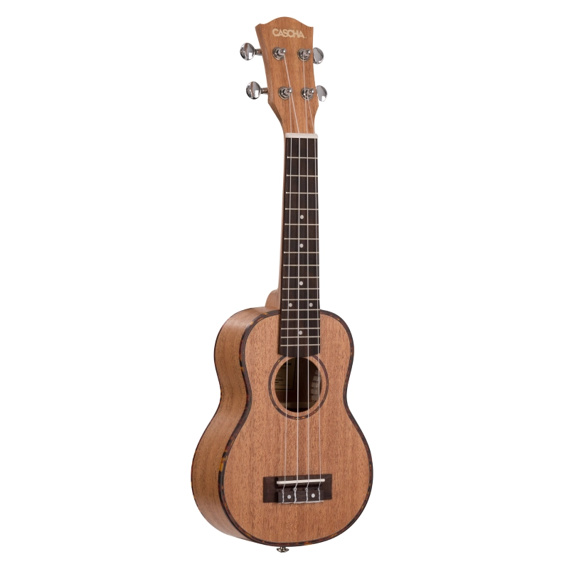 Cascha HH-2026L Soprano Ukulele Mahogany Lefthand (incl. Bag padded, 3 Picks)