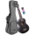 Cascha HH-2262 Soprano Ukulele Mahogany Black (incl. Bag padded, 3 Picks)