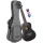 Cascha HH-2300 Concert Ukulele Mahogany Black (incl. Bag padded, 3 Picks)