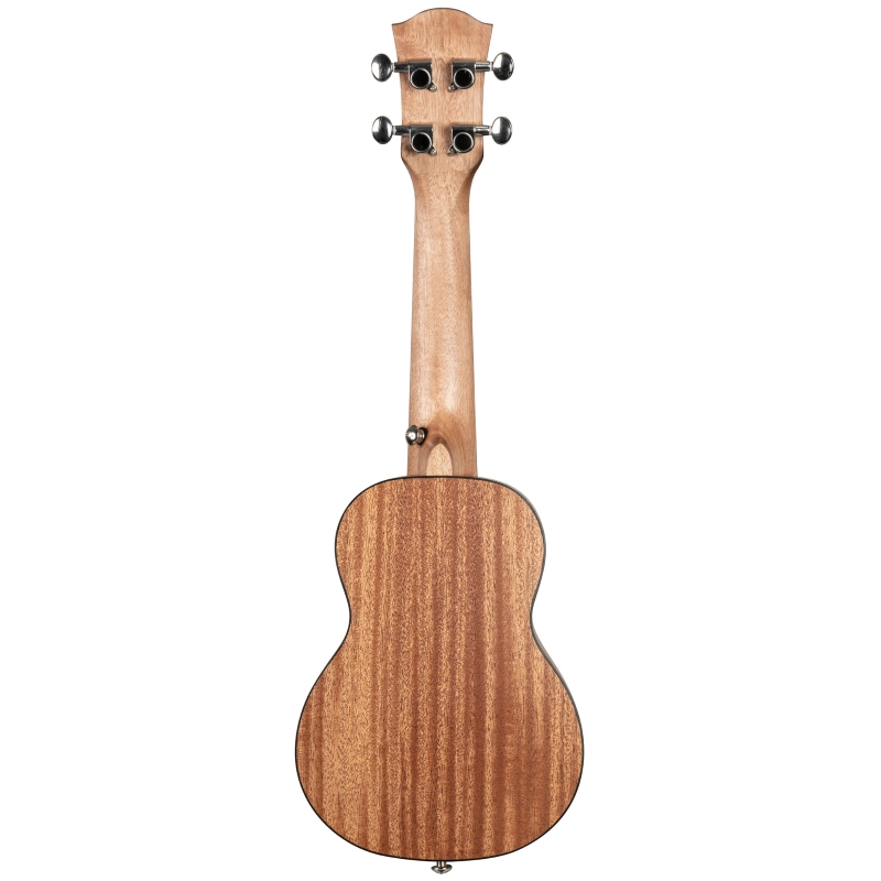 Cascha HH-2148L Soprano Ukulele Spruce Solid Top Lefthand (incl. Bag padded, 3 Picks, Top: Spruce)