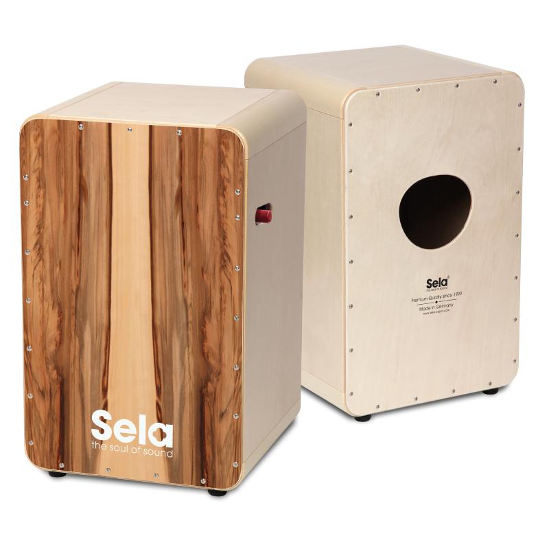 Sela SE-010 Cajon CaSela Pro Satin Nut con meccanismo snare on/off!