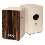 Sela SE-106 Cajon CaSela Pro - Dark Nut con meccanismo snare on/off!