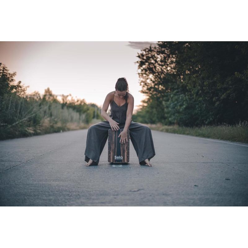 Sela SE-106 Cajon CaSela Pro - Dark Nut con meccanismo snare on/off!
