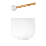 Sela SECF9A 9" Crystal Singing Bowl Set Frosted 440Hz A