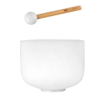 Sela SECF10G 10" Crystal Singing Bowl Set Frosted 440Hz G