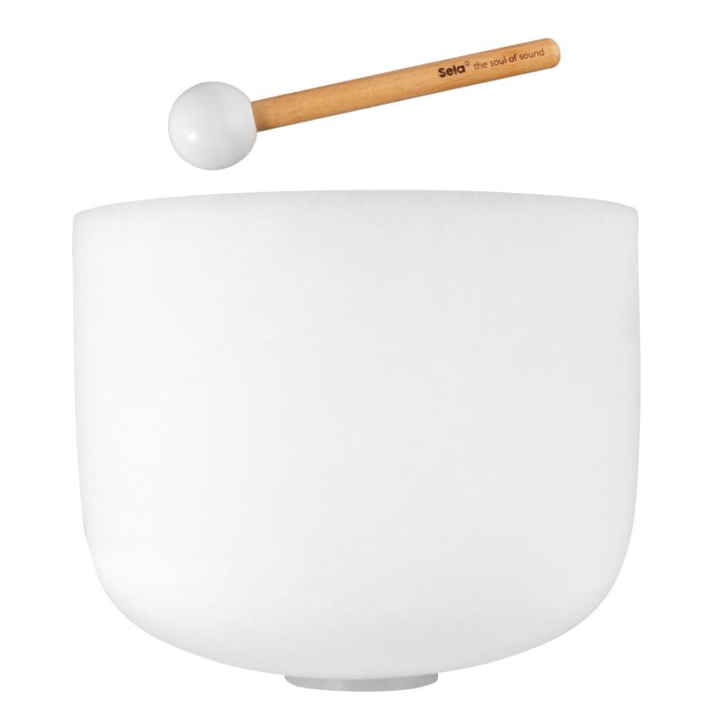 Sela SECF14C 14" Crystal Singing Bowl Set Frosted 440Hz C