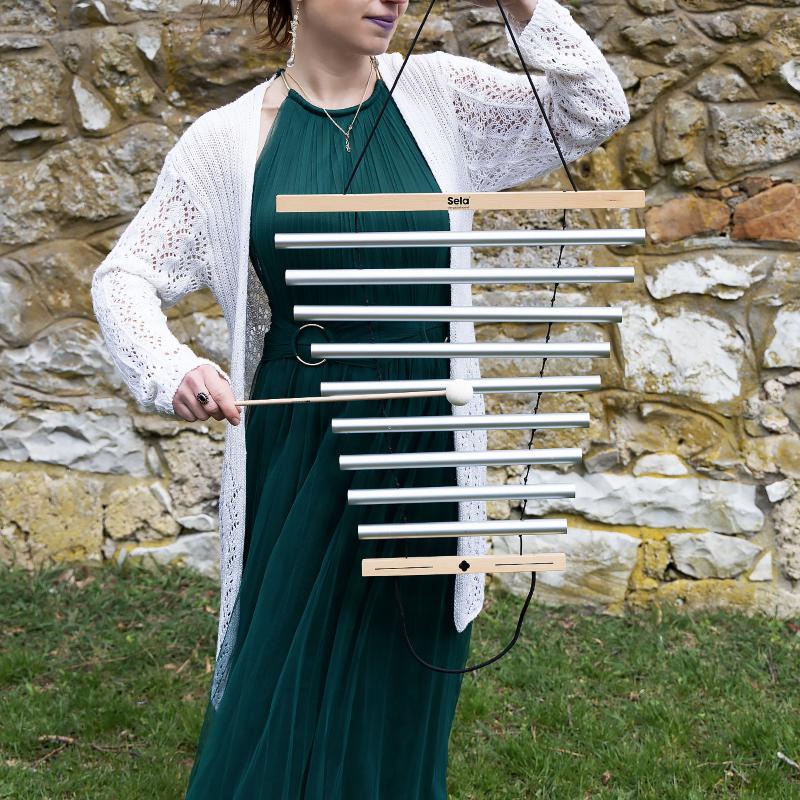 Sela SECH9NT Harmony Chimes 9 Natural in C, incl. Bag and Mallet