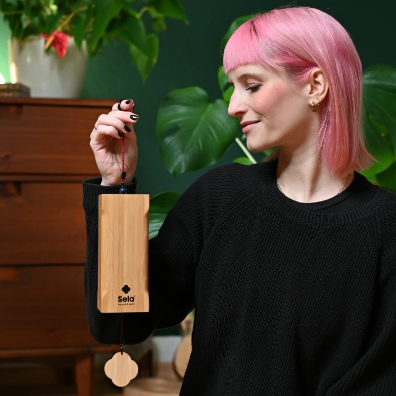 Sela SEV-WA Venti Chimes Water (D, F, A, G), Bamboo, incl. Bag