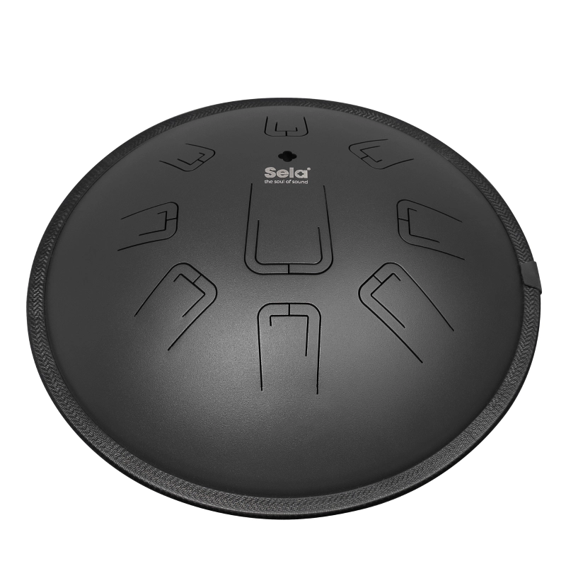 Sela SE-380 Melody Tongue Drum 14" D Kurd Black incl. carrying bag