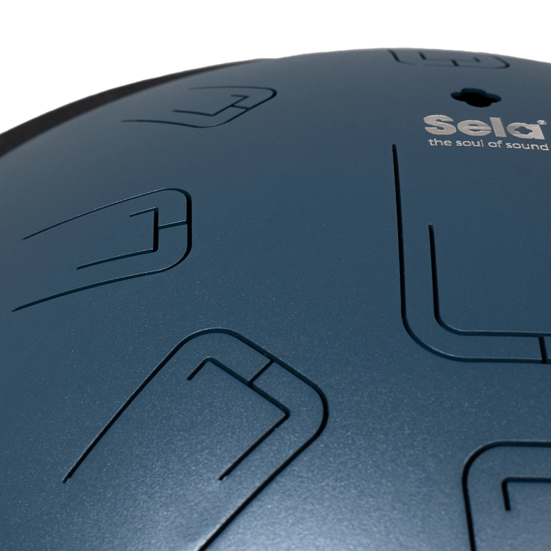 Sela SE-381 Melody Tongue Drum 14" D Amara Navy blue incl. carrying bag