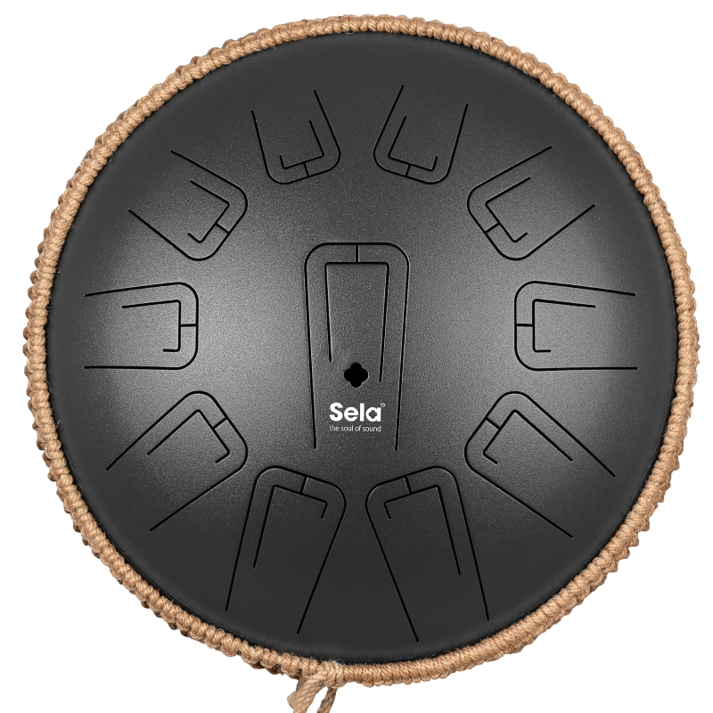 Sela SETD13U1 Unity Tongue Drum 13" C Minor Black 432 Hz