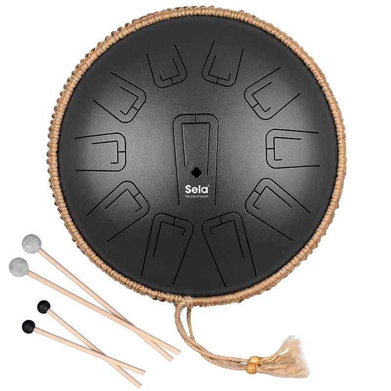 Sela SETD13U1 Unity Tongue Drum 13" C Minor Black 432 Hz