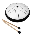 SELA SE351 Hand Pan Drum 5.5" B5 Major White, 6 note