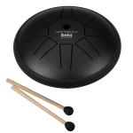 SELA SE360 Hand Pan 8 note 6"C Major Black, 8 note