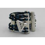 SCV Legatura Sonus Divinus per Sax Alto e Clarinetto Sib Brass Nickel Plated Blu