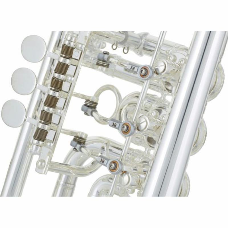 Scherzer 8228S Tromba Sib a cilindri argentata