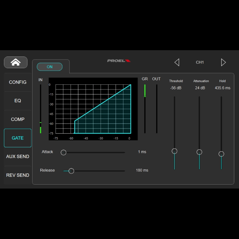 Proel DIGIPAD8 Mixer Digitale 8 Canali