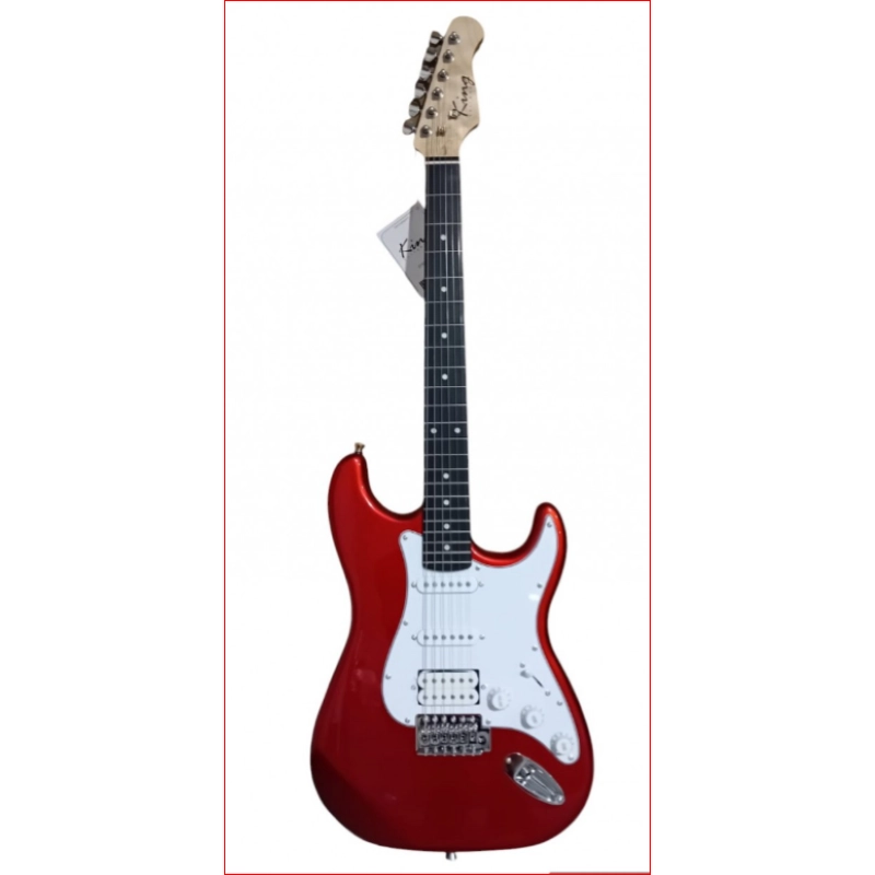 KING ST400 CHITARRA ELETTRICA STRATO HSS ROSSA