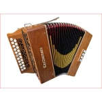 Castagnari Organetto 8 Bassi in Ciliegio Sol-Do diatonica