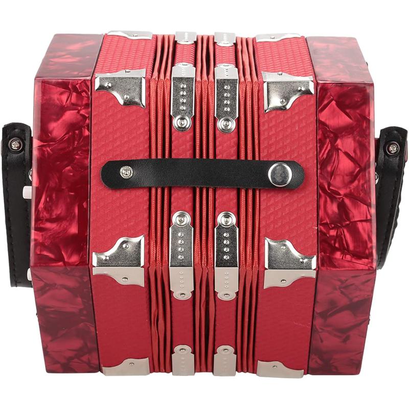CONCERTINA ESAGONALE 20 TASTI, Rossa