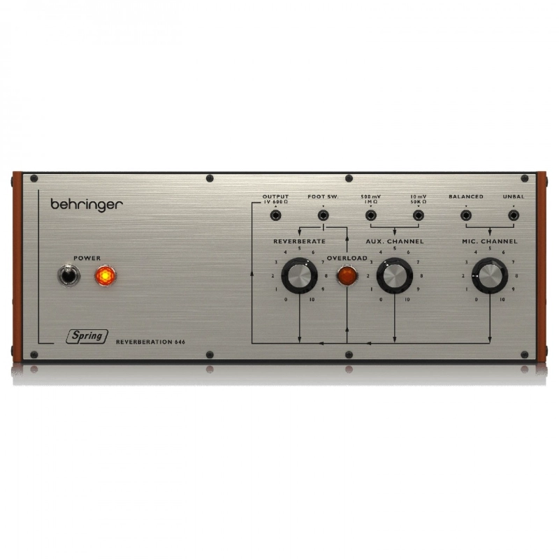 Behringer Spring Reverberation 646 Riverbero a Molle con Circuito di Overloadin Formato Eurorack