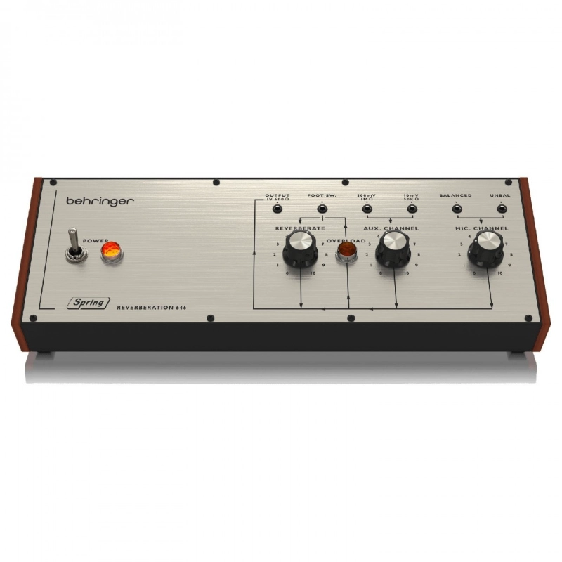 Behringer Spring Reverberation 646 Riverbero a Molle con Circuito di Overloadin Formato Eurorack