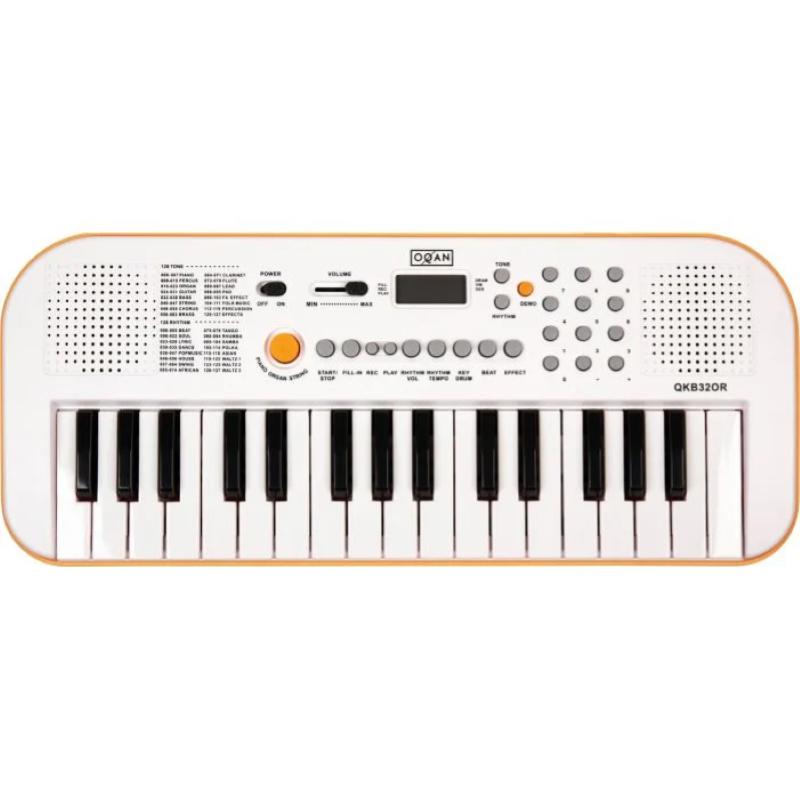 OQAN QKB32 Tastiera 32 Tasti Mini per Scuola, Arancione