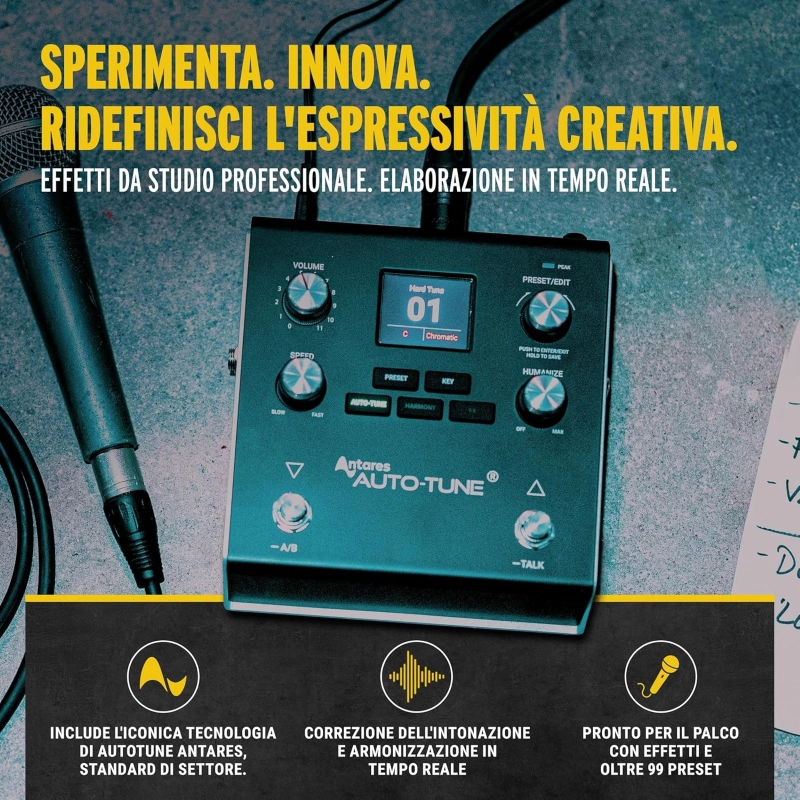 HeadRush VX5 Effetto a Pedale con AutoTune