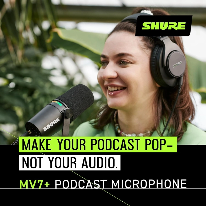 Shure MV7i per Podcast USB-C e XLR