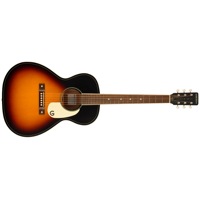 Gretsch Jim Dandy™ Concert, Walnut Fingerboard, White Pickguard, Rex Burst